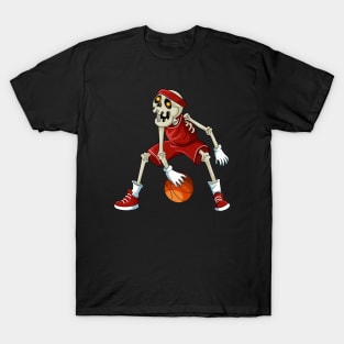 Come at me Bro Skeleton Dribbling Basketball T-Shirt